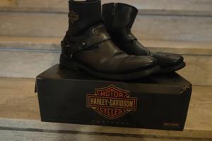Stivali Harley Davidson in pelle nera - Taglia 45