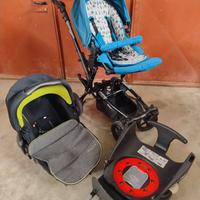 Passeggino trio/duo Janè Epic Matrix + base Isofix