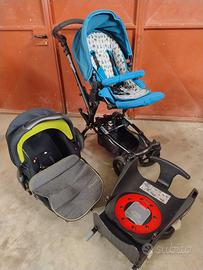 Passeggino trio/duo Janè Epic Matrix + base Isofix