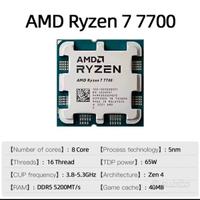 Amd ryzen 7 7700 versione tray