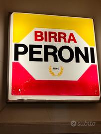 insegna luminosa Peroni anni 70