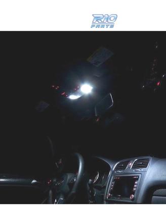 KIT 10 LAMPADE LED INTERNE PER VOLKSWAGEN VW GOLF 