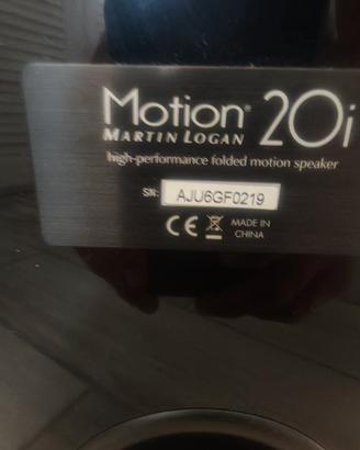 casse acustiche Martin Logan Motion 20i