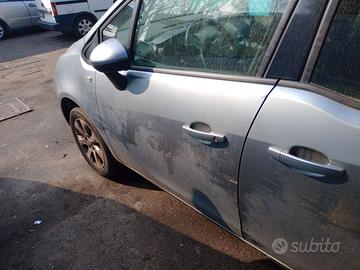 Porte,Baule e paraurti post. Opel Meriva B grigia