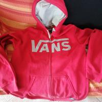 Felpa con cappuccio uomo Vans tg S rossa