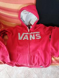 Felpa con cappuccio uomo Vans tg S rossa