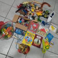 🎁 Lotto unico di giocattoli + libri per bambini