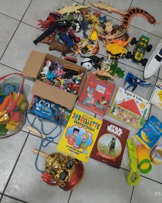 🎁 Lotto unico di giocattoli + libri per bambini