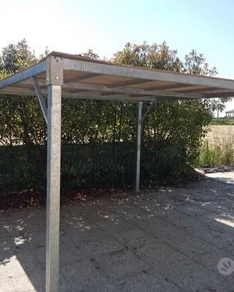 Gazebo in ferro zincato