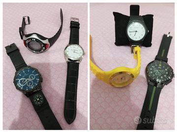 LOTTO DI 6 OROLOGI COME DA FOTO.... TUTTO 10 EURO