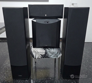 Set HomeCinema Yamaha: NS-F51 + NS-SW300 + NSC-444