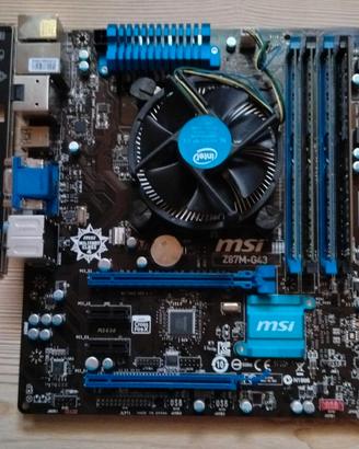Scheda Madre MSI Z87M-G43 + G3220