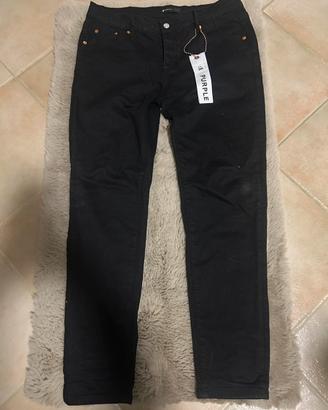 Jeans purple neri nuovi
