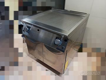 FRY TOP PIASTRA RIGATA