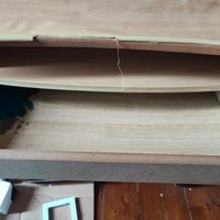 scrivania porta PC stampante e CD