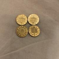 4 monete 10 centesimi di euro