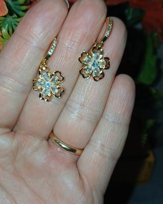 Orecchini oro 24k