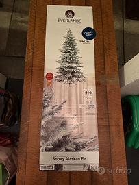 Albero di Natale innevato 210 cm Everlands Snowy A