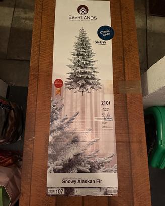 Albero di Natale innevato 210 cm Everlands Snowy A