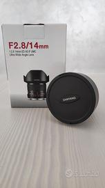 Samyang F2.8/14mm DSLR Canon EF Obiettivo fotograf