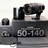fujifilm 50-140 2.8 con moltiplicatore XF 1.4x TC
