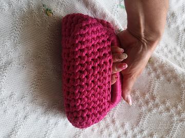 clutch bag fuxia