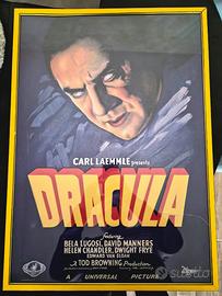 Quadro con locandina film Dracula con Bela Lugosi