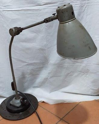 LAMPADA VINTAGE DA TAVOLO STILE JIELDE INDUSTRIALE