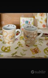 THUN Set:  2 tazze + 2 tovagliette