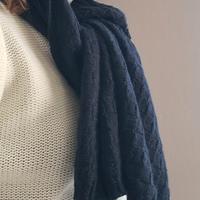 sciarpona blu unisex