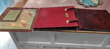 Copertina album foto in pelle e in cristallo