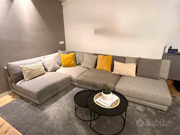 Divano angolate modulare PoltroneSofa’ grigio