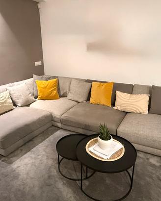 Divano angolate modulare PoltroneSofa’ grigio