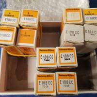 COPPIA/QUARTETTO VALVOLE E188CC SIEMENS NOS E88CC