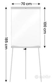 Lavagna magnetica con cavalletto