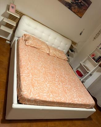 🛏️ LETTO MATRIMONIALE BIANCO