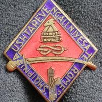 Distintivo fascista operazioni fronte Greco-Slavo