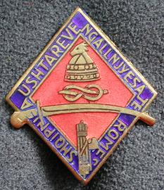Distintivo fascista operazioni fronte Greco-Slavo