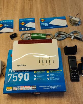 modem fritz!Box 7590 + Fritz!Fon 
