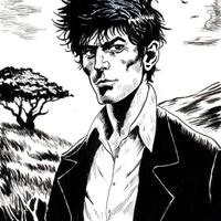 disegno a china Dylan dog 