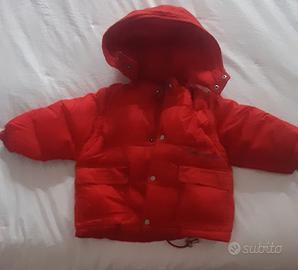 PIUMINO BIMBO  NEONATO 18 MESI TAGLIA 86 ROSSO