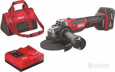 smerigliatrice a batteria marca skil 20 volt nuova