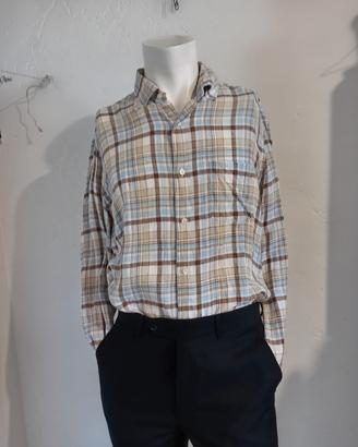 Camicia vintage made in Italy Coveri 100% lino 