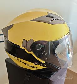 CASCO JET TOURER MOTOCUBO FLUO TAGLIA M