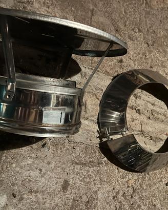 Comignolo inox camino