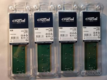 4 Memorie RAM 8GB DDR4 CT8G4DFS824A CRUCIAL
