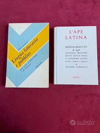 L'Ape Latina - Lingua letteraria e pubblico