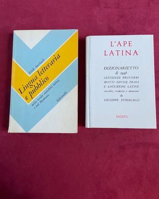 L'Ape Latina - Lingua letteraria e pubblico
