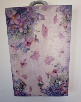tagliere vintage decoupage