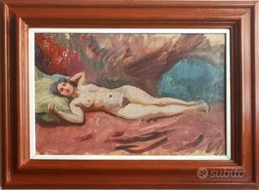 quadro NUDO FEMMINILE DISTESO, AMBITO AMISANI